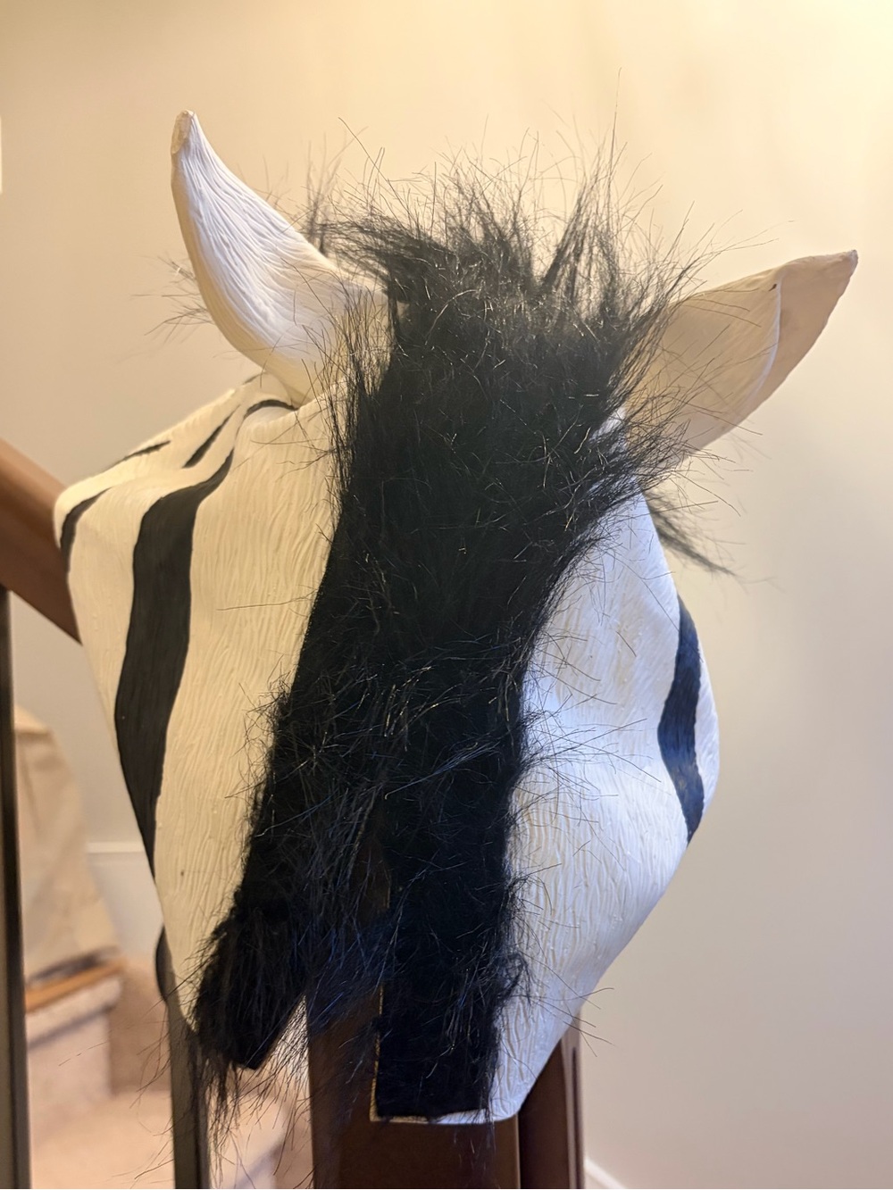Latex Zebra Mask - Picture 4 of 5